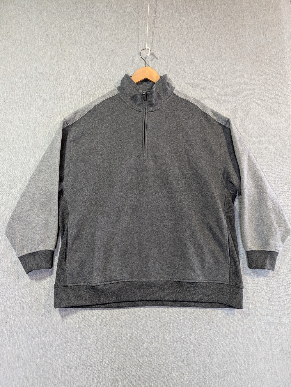 Athleta 1/4 Zip Pullover Sweater Women's XL Gray Sweatshirt